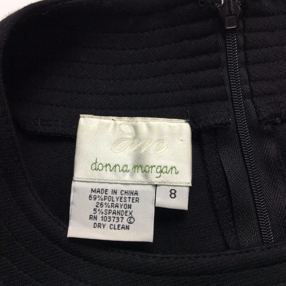 DONNA MORGAN BLACK DRESS - Picture 10 of 13